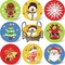 8-Piece Christmas Diamond Painting Coaster Kit – DIY Diamond Art Coasters with Holder, Holiday Drinkware Craft Set for Adults & Beginners